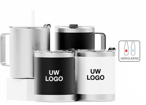 Brew - Met logo bedrukte reismokken Brew - Met logo bedrukte reismokken