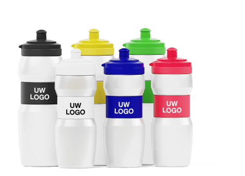 Fit - Waterflessen staffel met logo Fit - Waterflessen staffel met logo