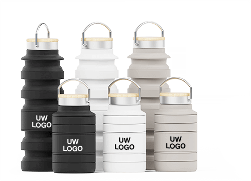 Flexi - Bedrukte inklapbare waterflessen Flexi - Bedrukte inklapbare waterflessen