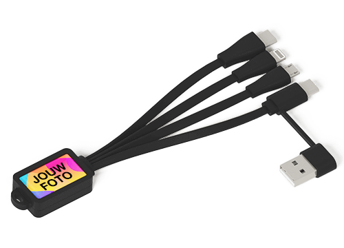 Multi - Bedrukte USB kabel Octopus Multi - Bedrukte USB kabel Octopus