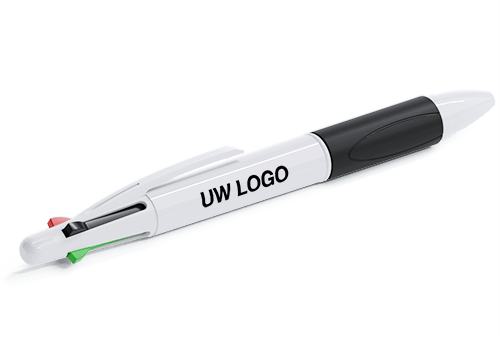 Quad - 4 kleuren pennen met logo