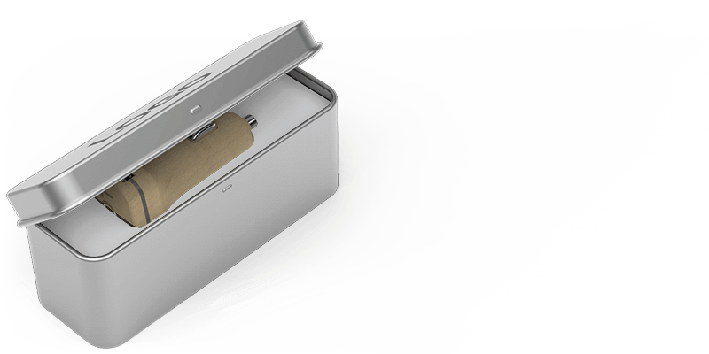 Woodie - Gepersonaliseerde USB Auto lader Woodie - Gepersonaliseerde USB Auto lader