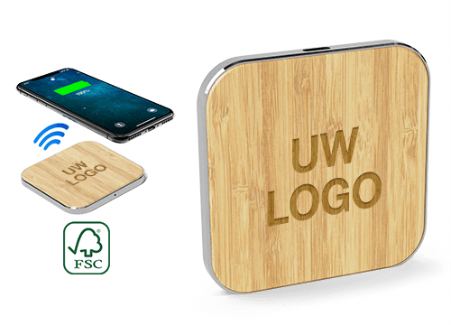 Savanna - Bamboe Draadloze Opladers Gepersonaliseerd Savanna - Bamboe Draadloze Opladers Gepersonaliseerd