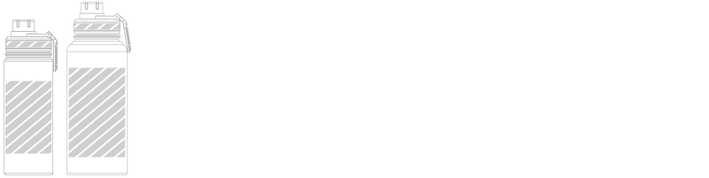 Waterfles Zeefdruk
