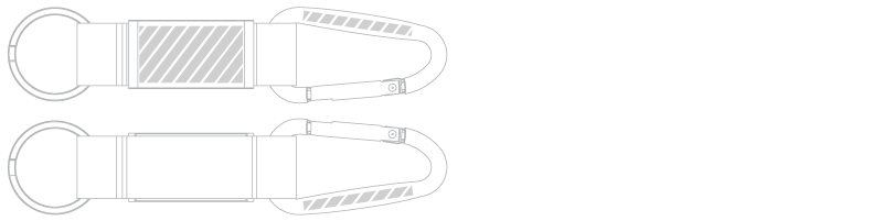 Sleutelhanger Zeefdruk