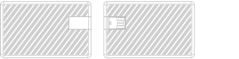 USB kaart Zeefdruk