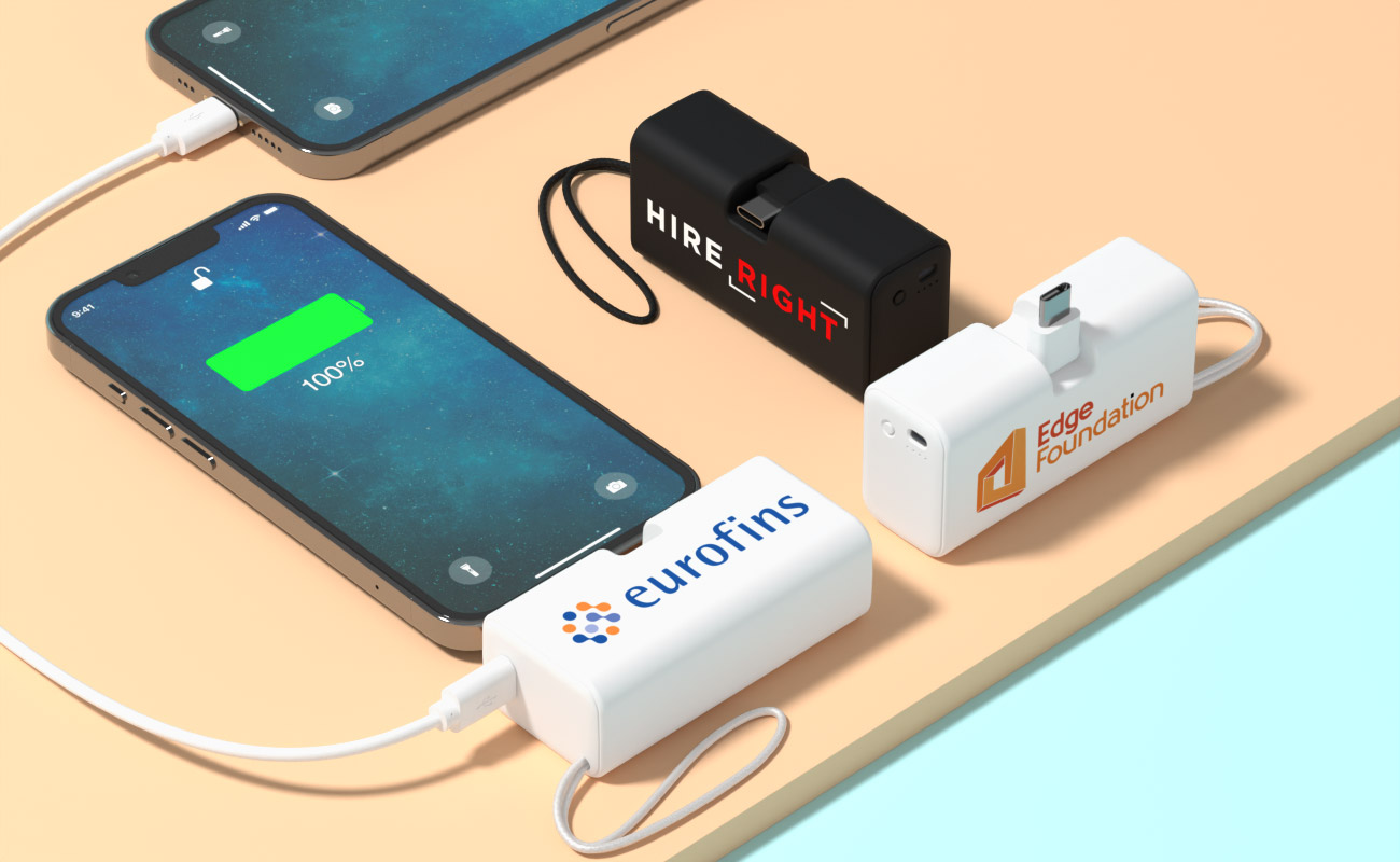 Amp - Powerbank Bedrukken