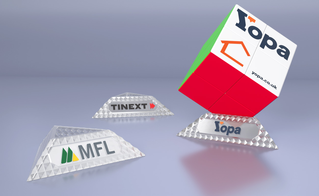 Blox Mini - Promotionele Magische kubussen met gepersonaliseerd logo gallery thumbnail