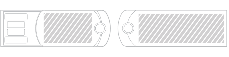 USB stick Zeefdruk USB stick Zeefdruk