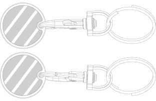 Winkelwagenmuntje Fotodruk