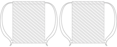 Rugzak met koord Fotodruk