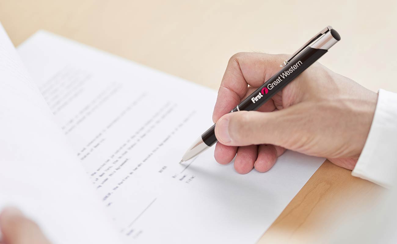 Clarity - Promotionele pennen met gepersonaliseerd logo gallery thumbnail