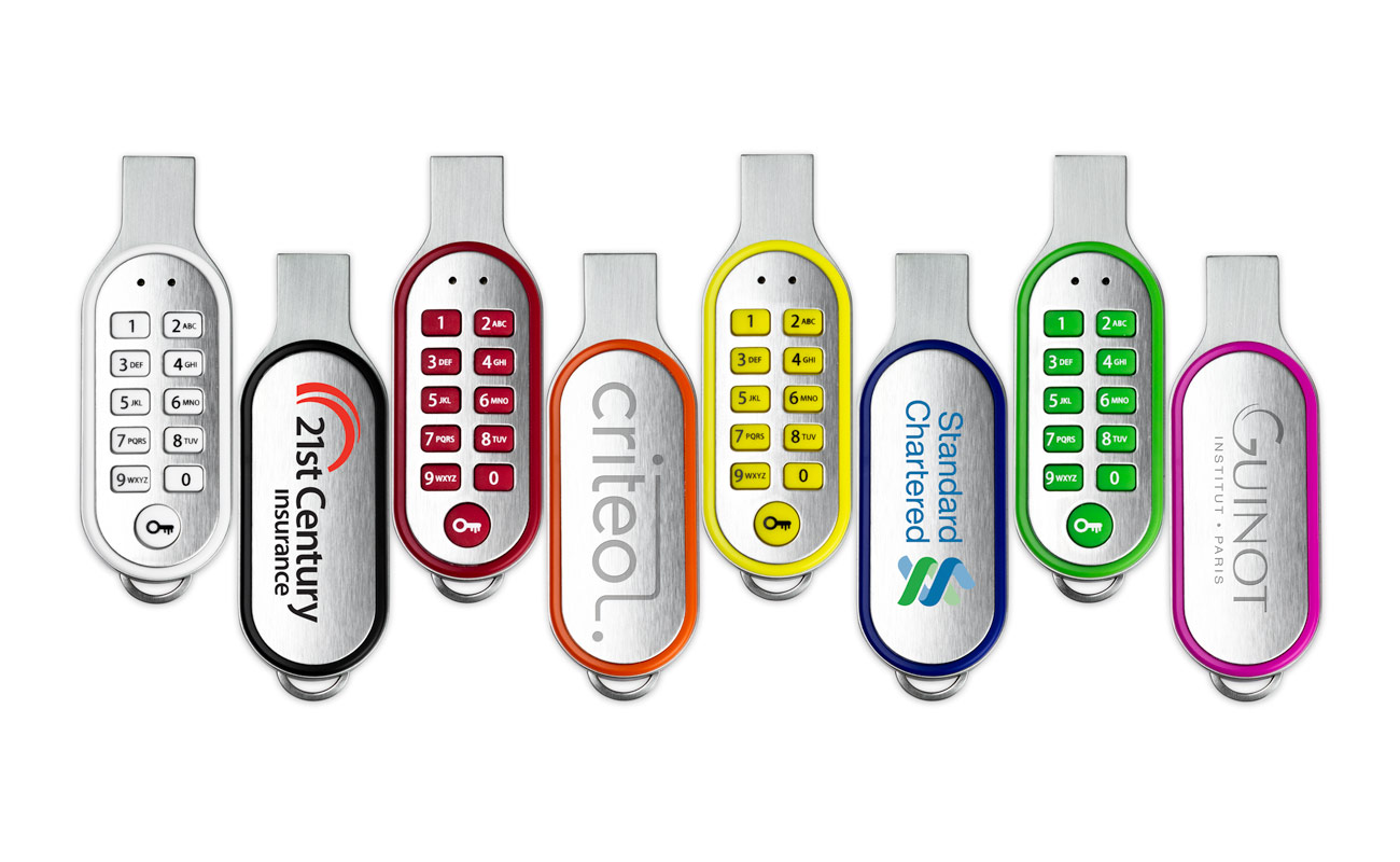 Code - Gepersonaliseerde USB-sticks met pincode gallery thumbnail