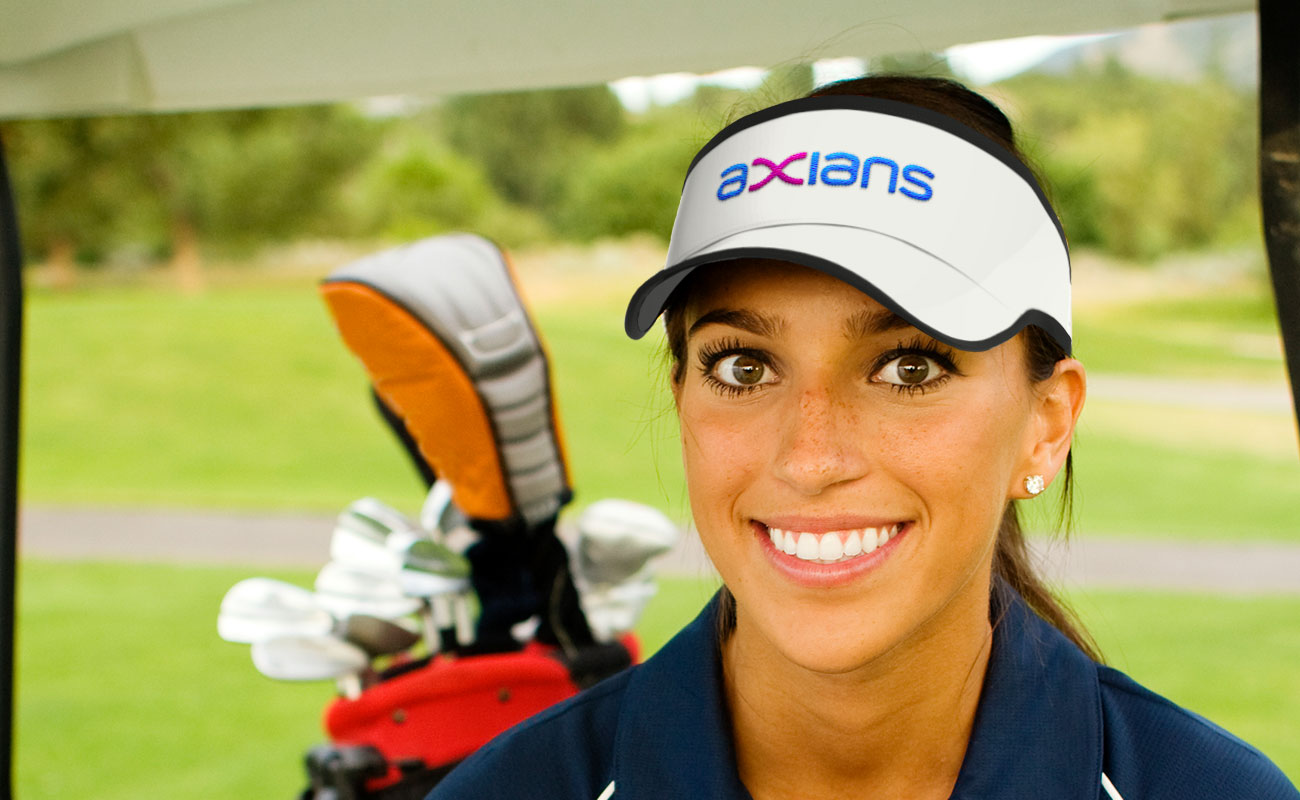 Cruise - Bedrukte zonneklep met Logo gallery thumbnail