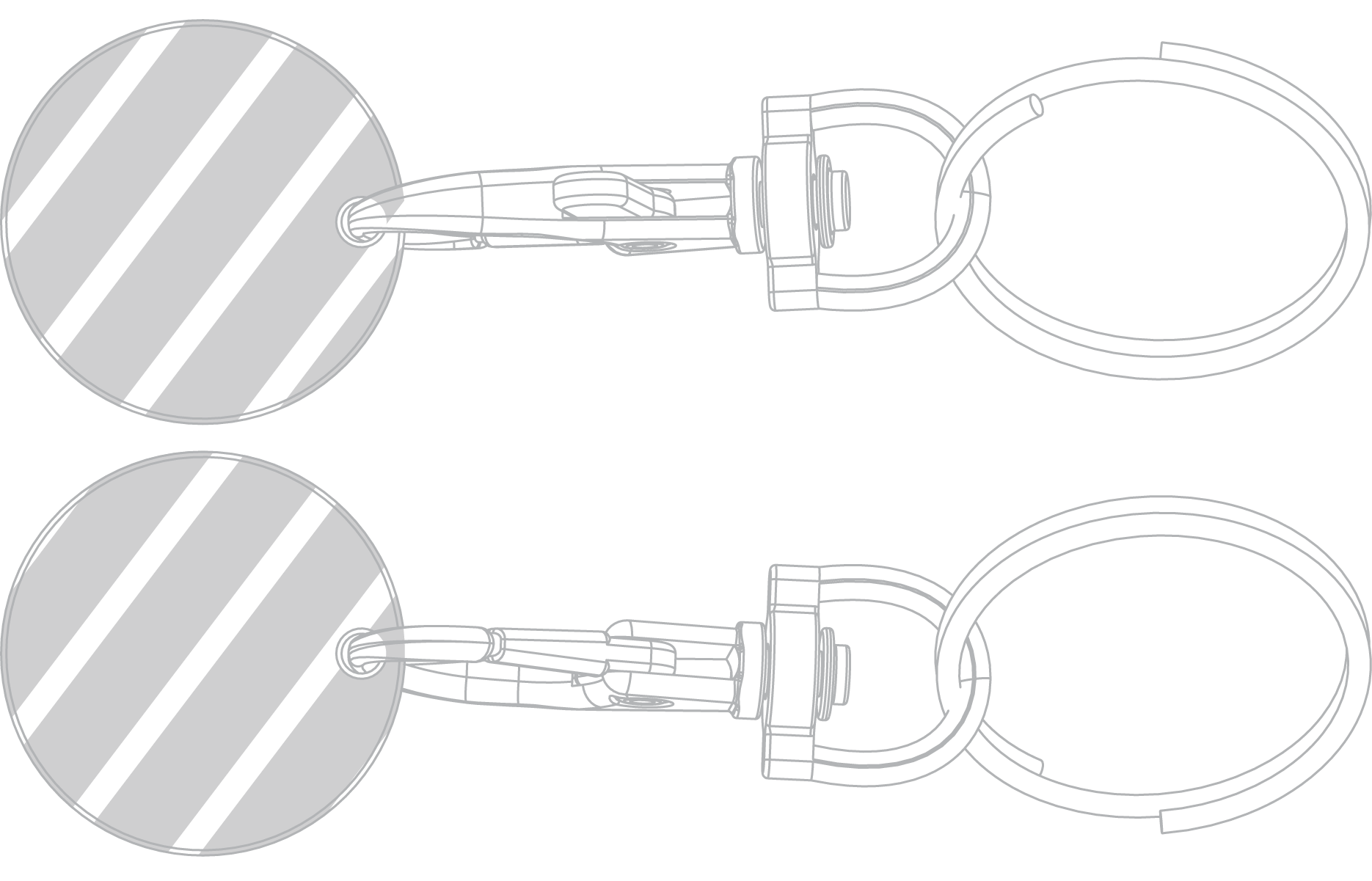 Winkelwagenmuntje Laser gravering