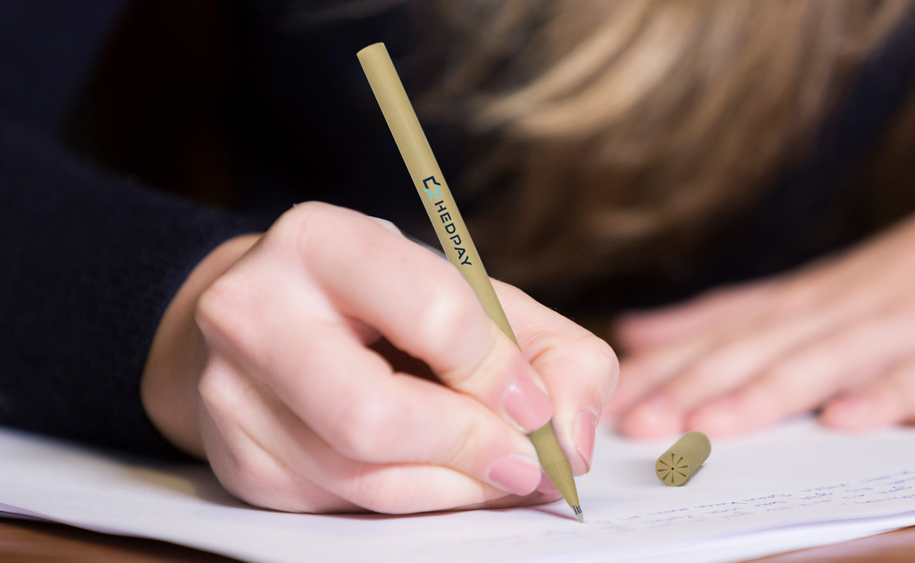 Earth - Kartonnen pennen met logo gallery thumbnail