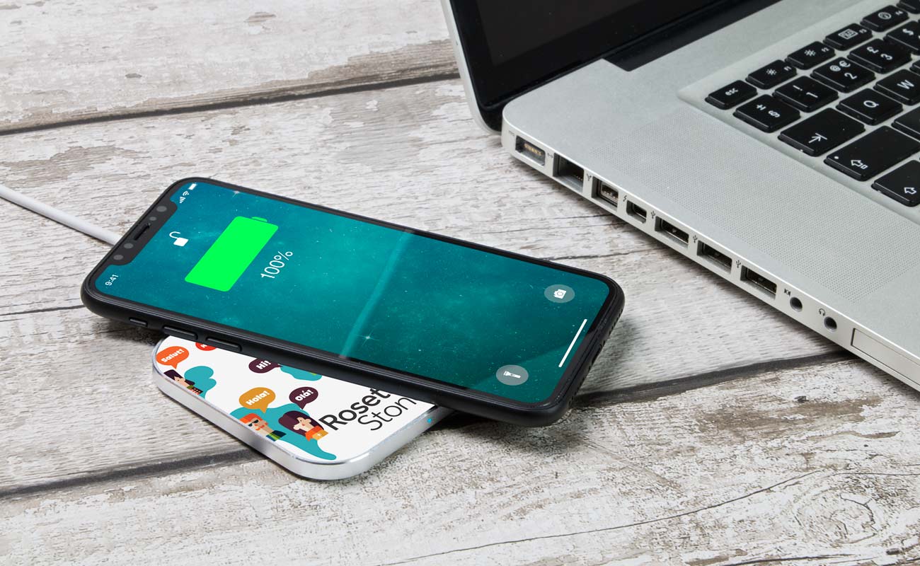 Edge - Qi Draadloze oplader met eigen logo gallery thumbnail