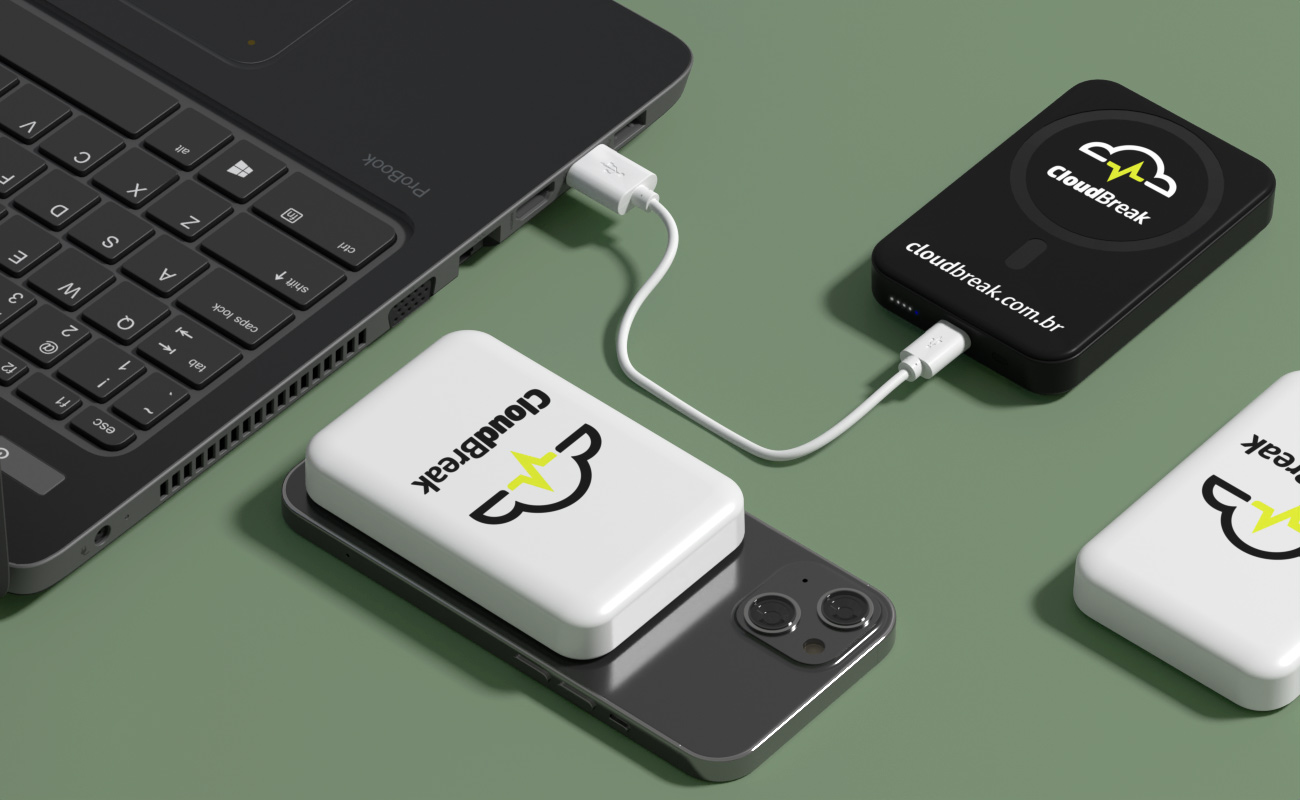 Force - Gepersonaliseerde Magnetische draadloze powerbanks gallery thumbnail