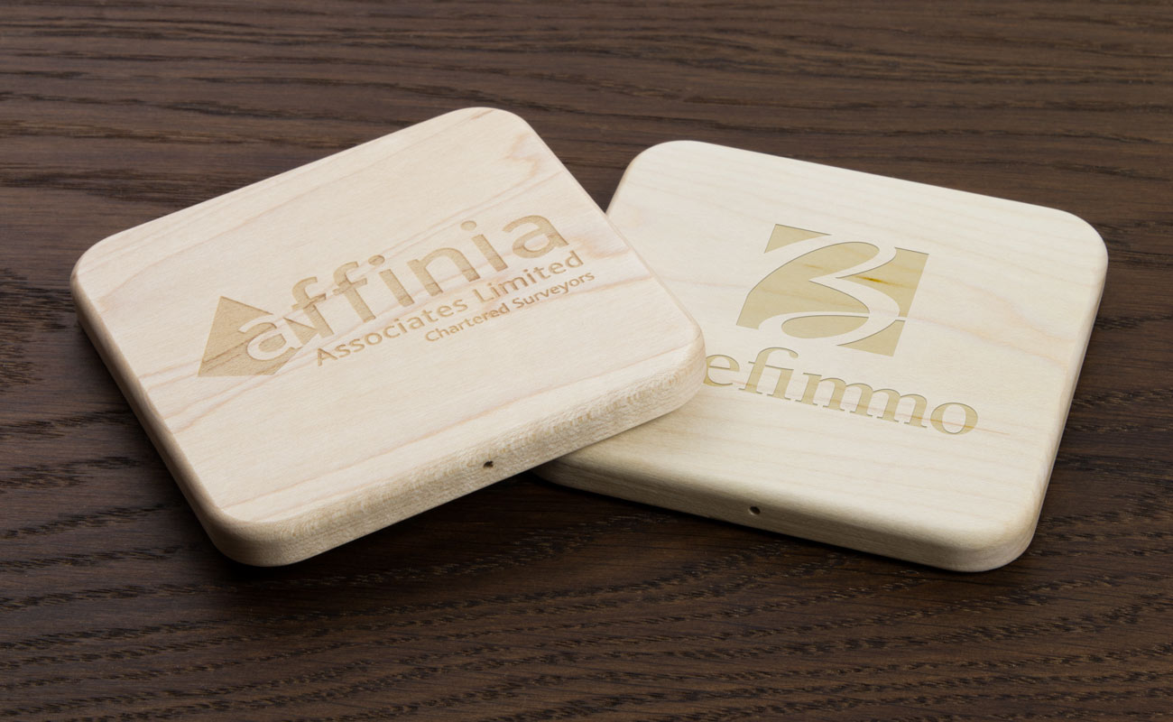 Forest - Qi Draadloze oplader met eigen logo gallery thumbnail