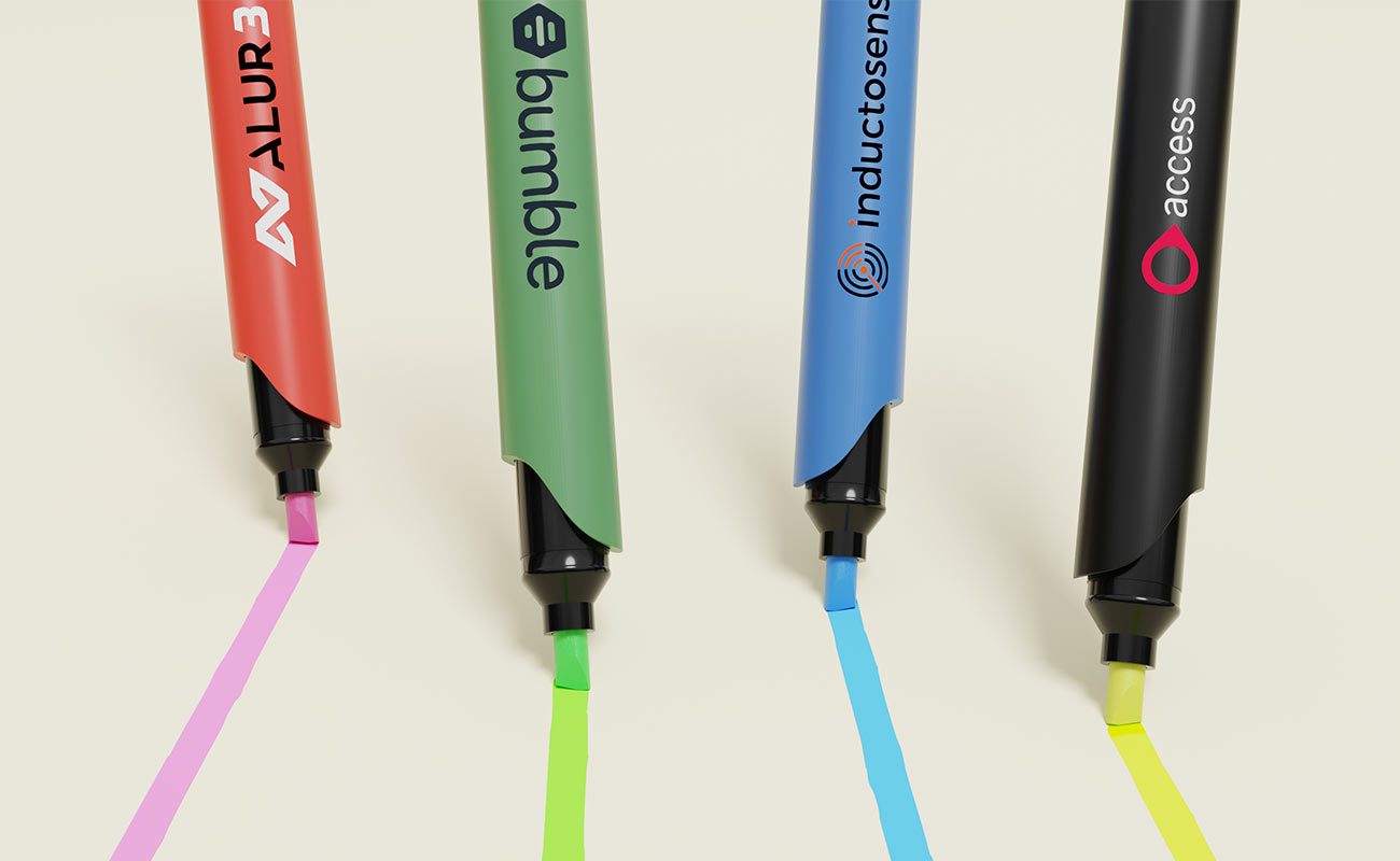 Glow - Gepersonaliseerde markeerstift/pen gallery thumbnail