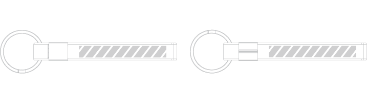 Sleutelhanger Zeefdruk