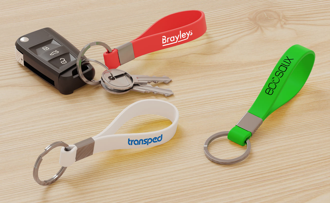 Jangle - Promotionele Silicone Sleutelhangers met gepersonaliseerd logo gallery thumbnail