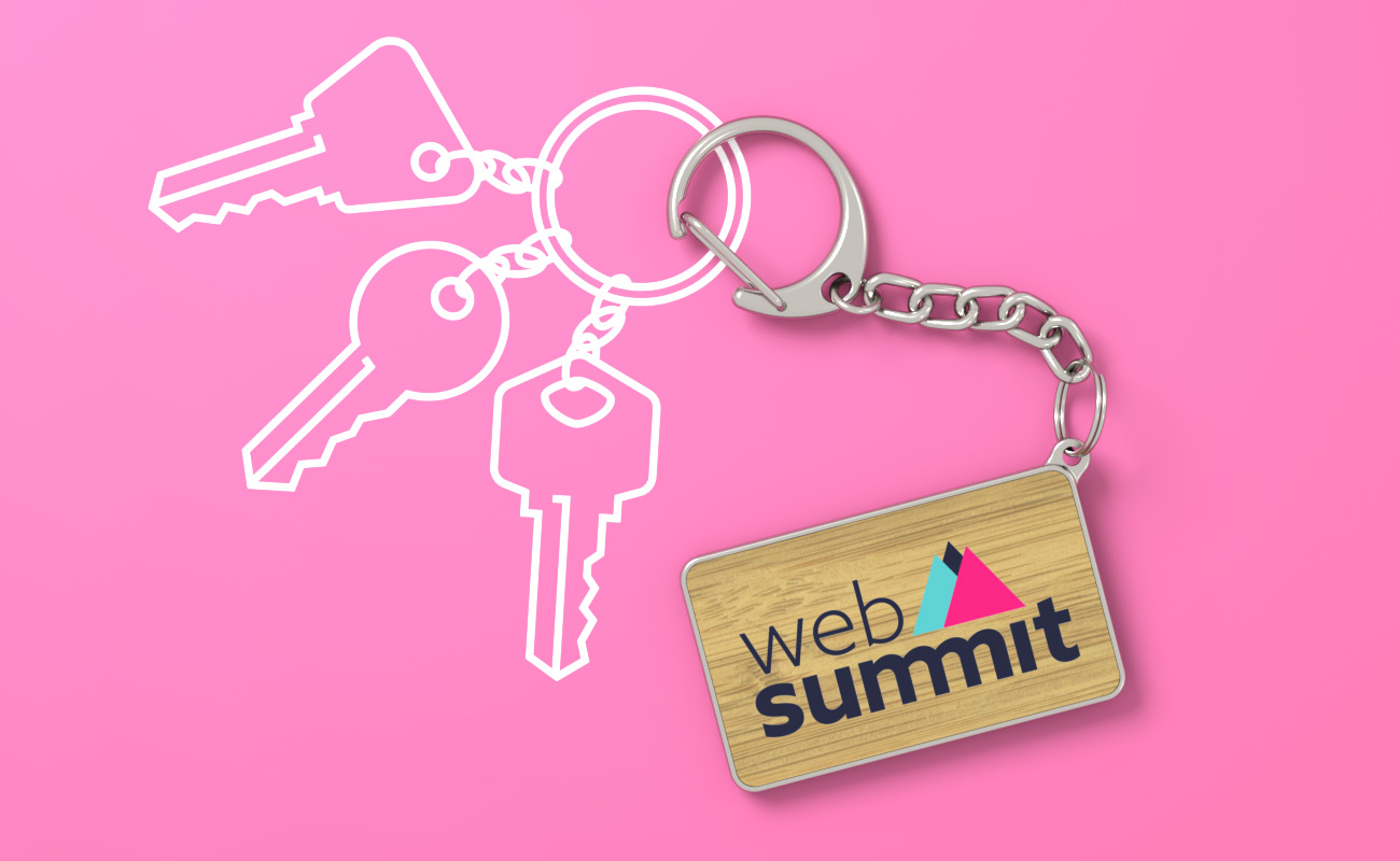 KeyCraft - Bamboe sleutelhangers met logo gallery thumbnail