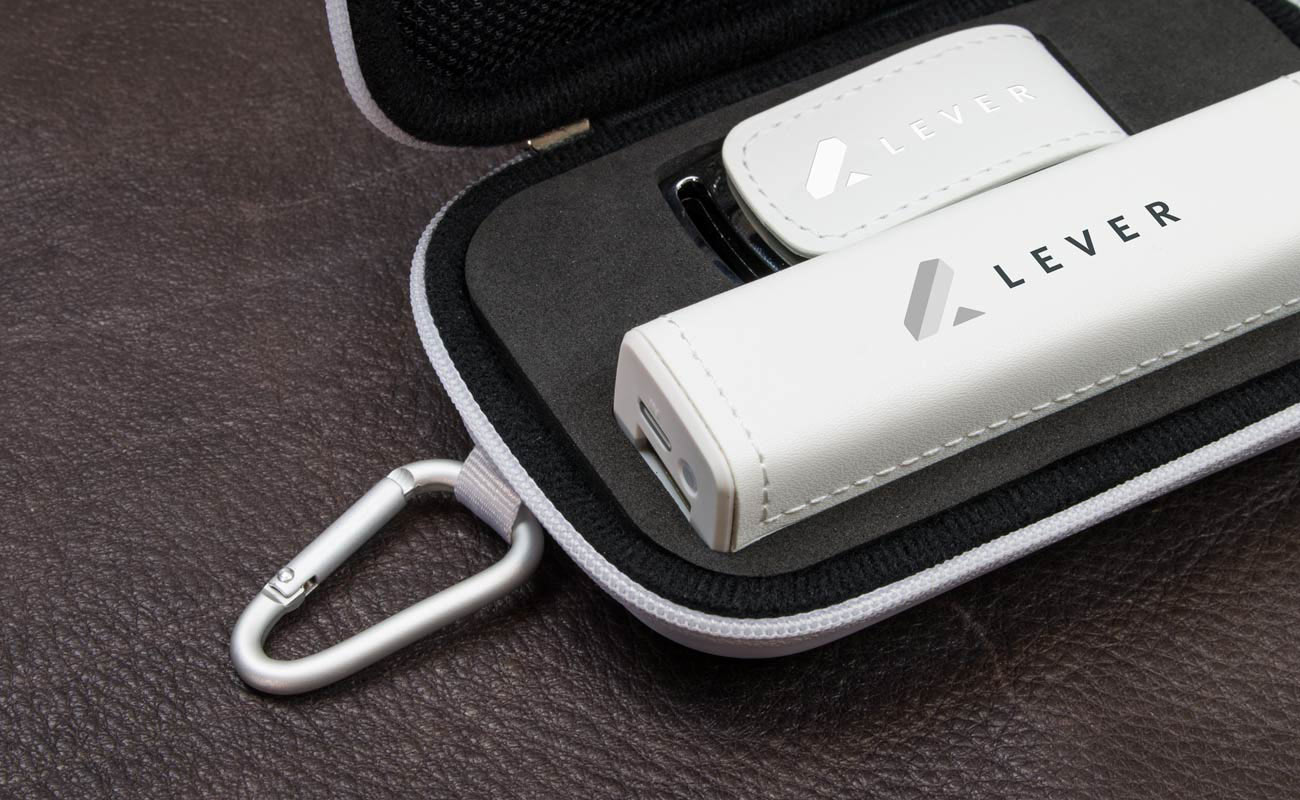 Leather S - Gift Sets met logo gallery thumbnail