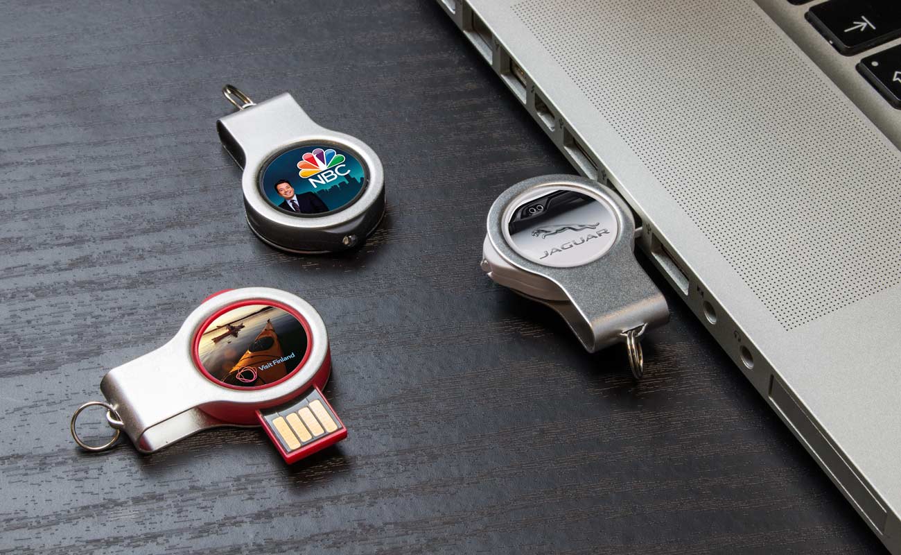 Light - Bedrukte USB met LED licht gallery thumbnail