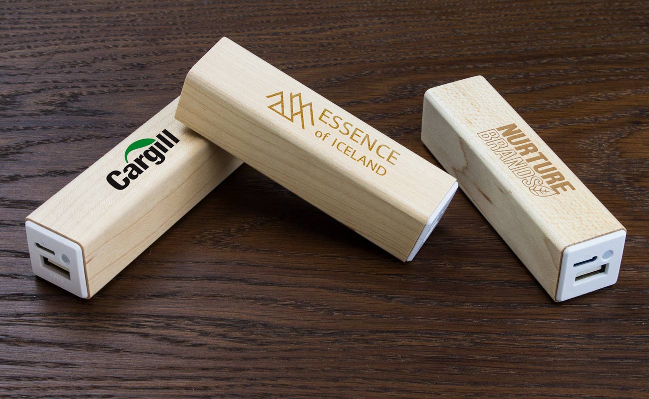 Maple - Bedrukte Powerbanks gallery thumbnail