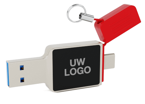 Neon - USB Relatiegeschenk met USB-C