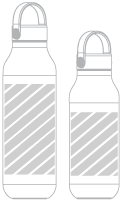 Waterfles Zeefdruk