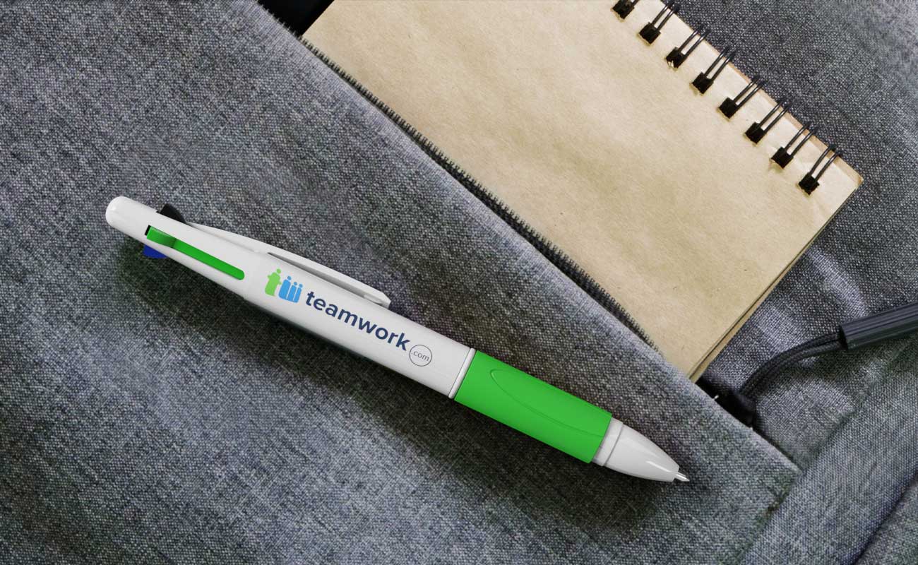 Quad - Gepersonaliseerde 4 kleuren pennen gallery thumbnail