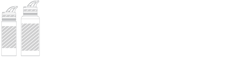 Waterfles Zeefdruk