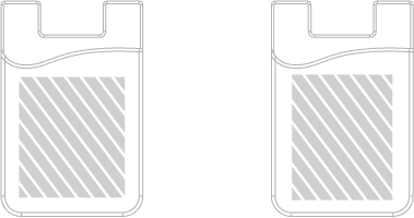 Smartphone Portemonnee Zeefdruk