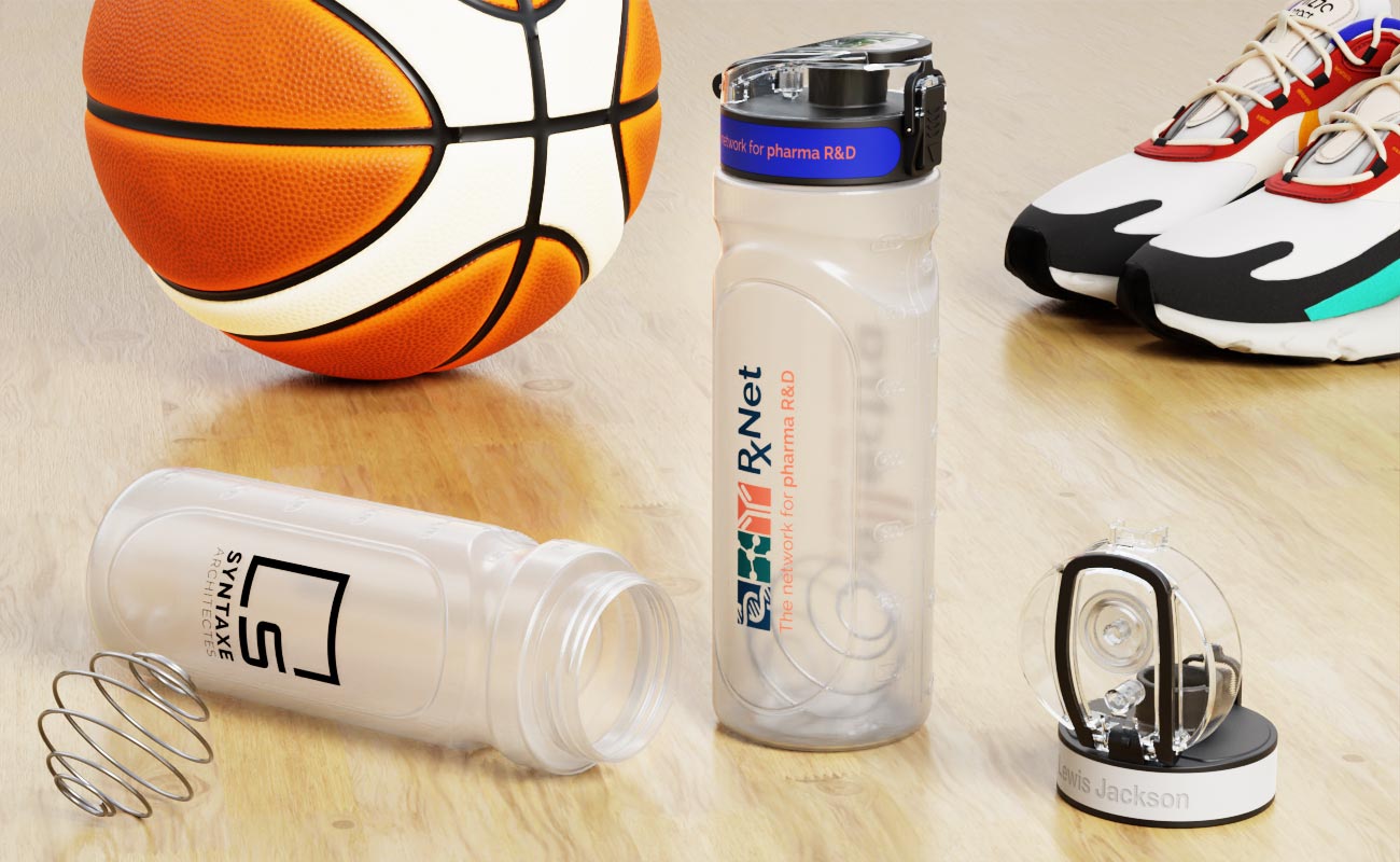 Shaker - Shaker-flessen met logo gallery thumbnail