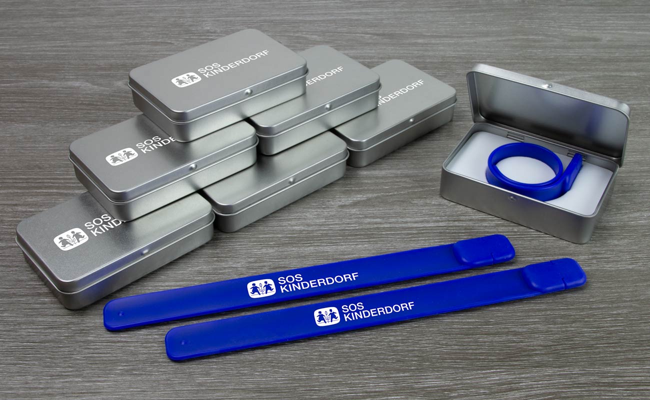 Slap - bedrukte USB armbanden gallery thumbnail