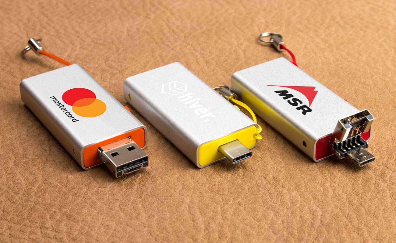Slide - Gepersonaliseerde USB Stick met USB-C gallery thumbnail