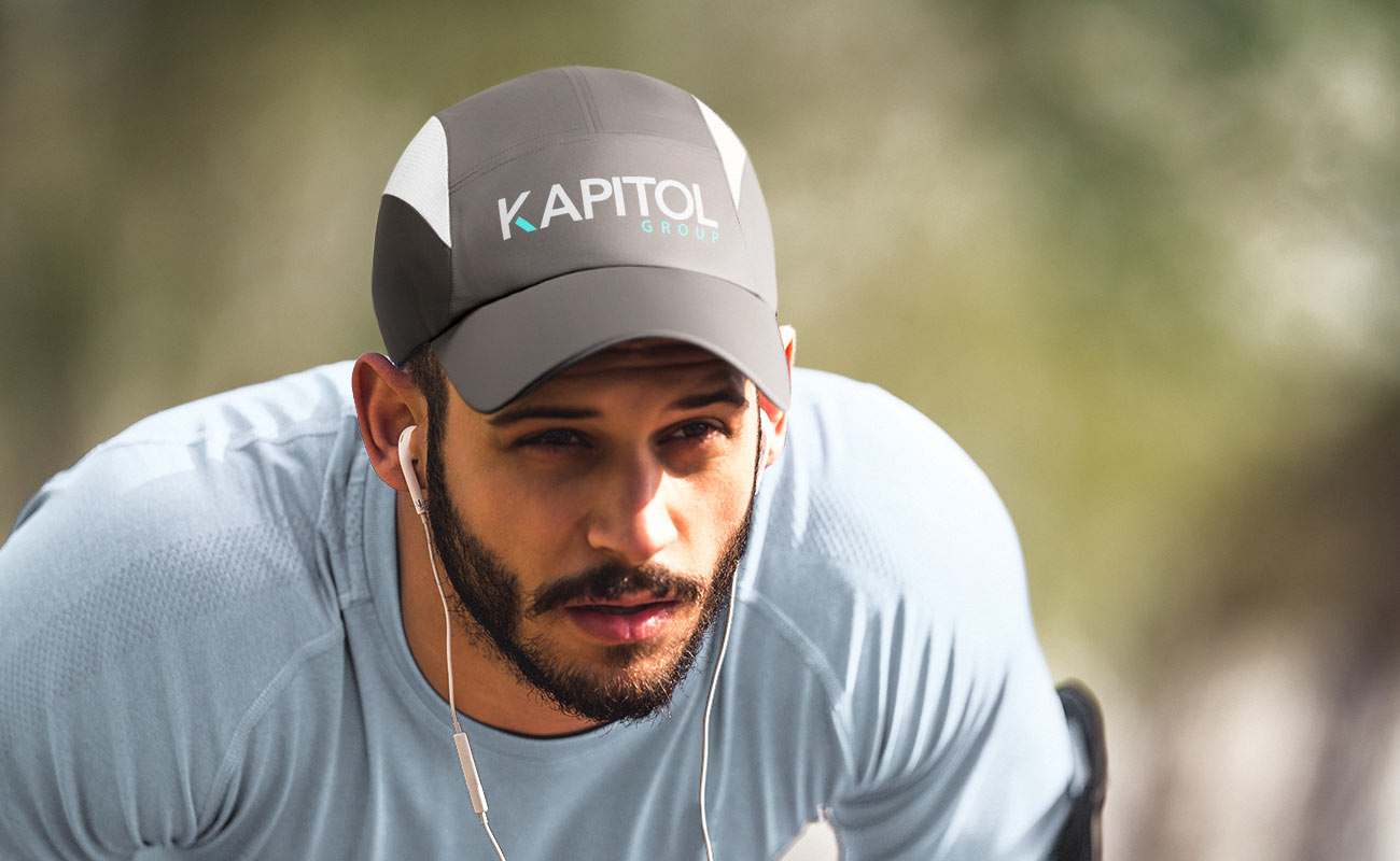 Sprinter - Bedrukte running petten met logo gallery thumbnail