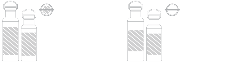 Waterfles Zeefdruk Waterfles Zeefdruk