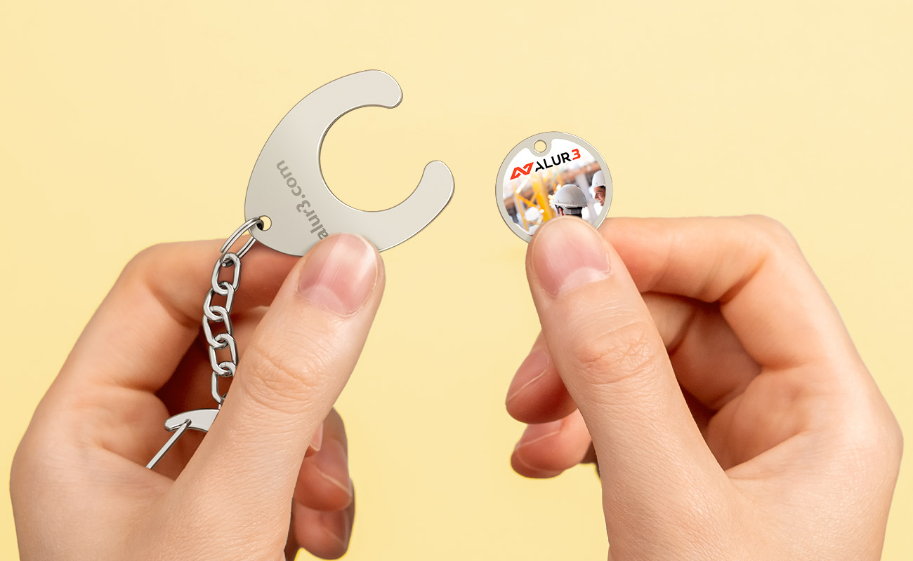 Toko - Promotionele Winkelwagenmunthouder Promotionele producten gallery thumbnail