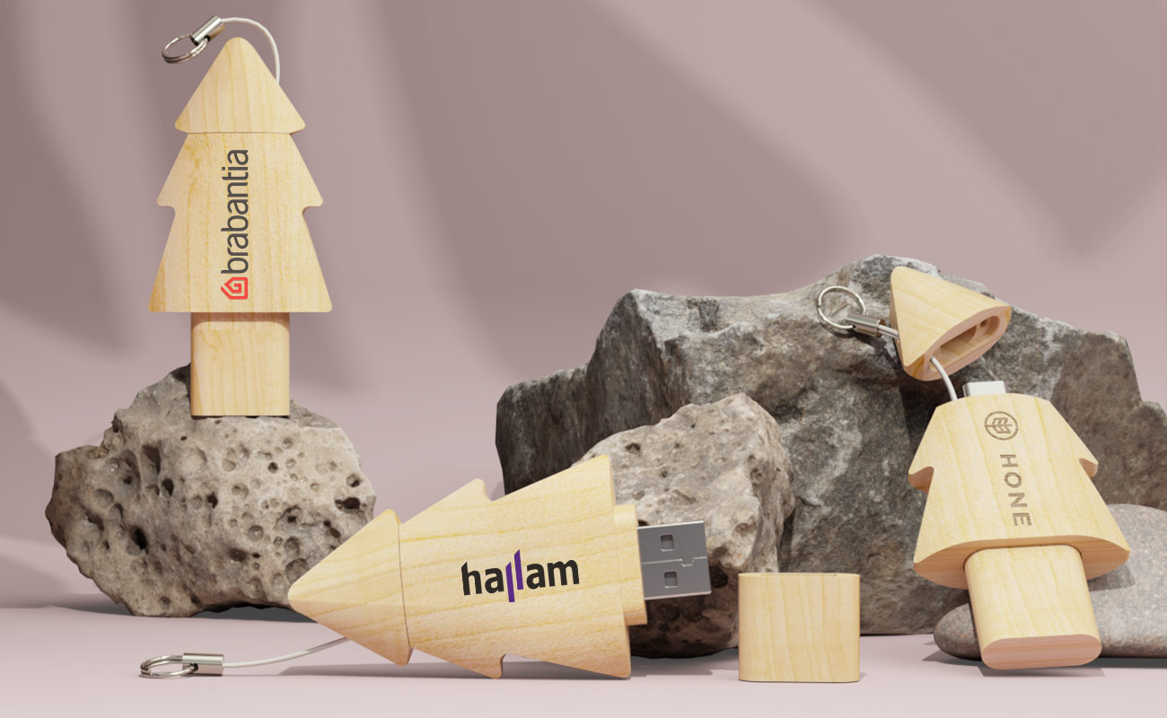 Tree Duo - Relatiegeschenken USB Stick gallery thumbnail