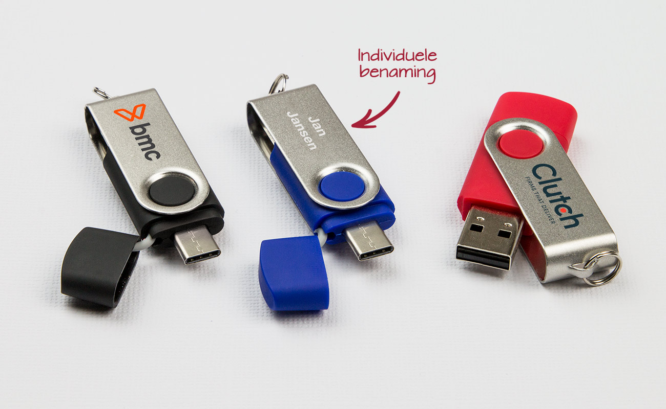 Twister Go - USB Stick Bedrukken met USB-C