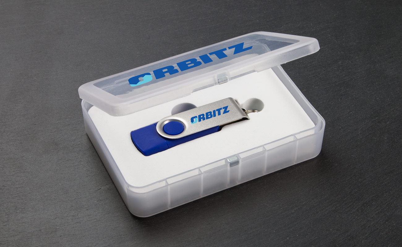 Twister Go - Bedrukte USB Stick met USB-C gallery thumbnail