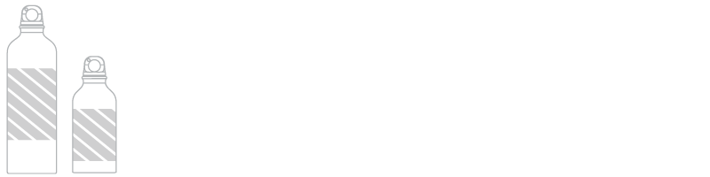 Waterfles Zeefdruk Waterfles Zeefdruk