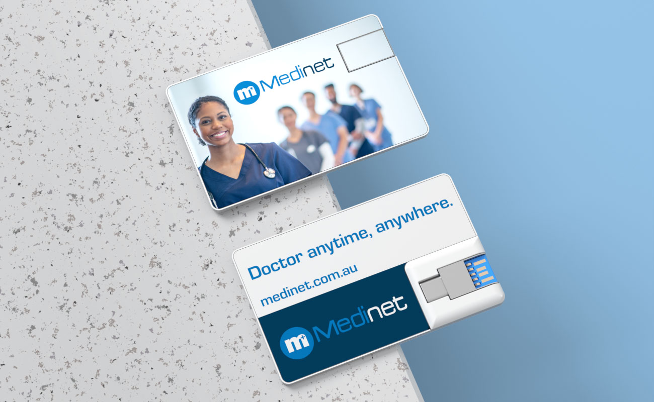 Wafer Duo - Visitekaartje USB Kaart gallery thumbnail