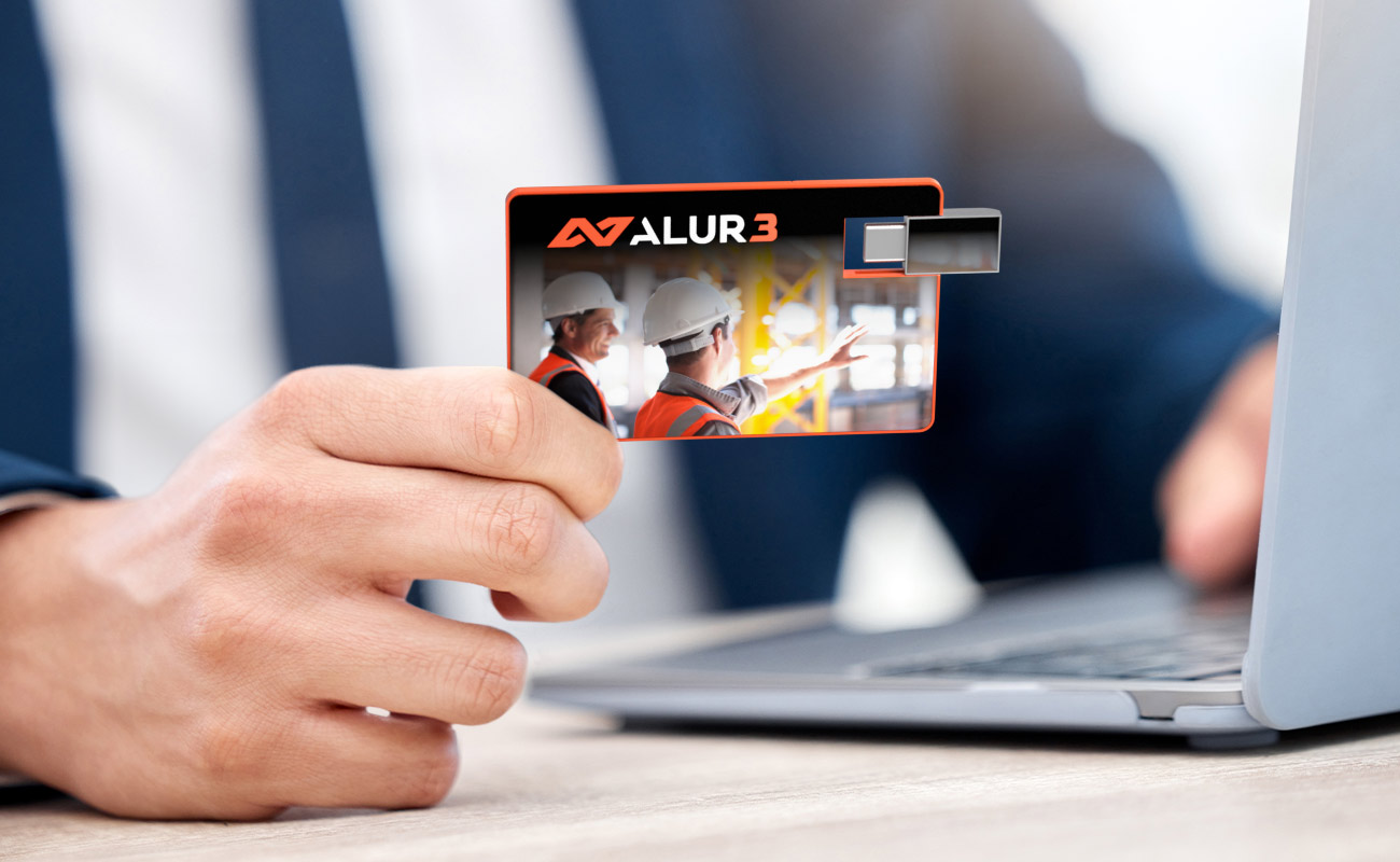 Wafer Duo - USB Kaartje gallery thumbnail