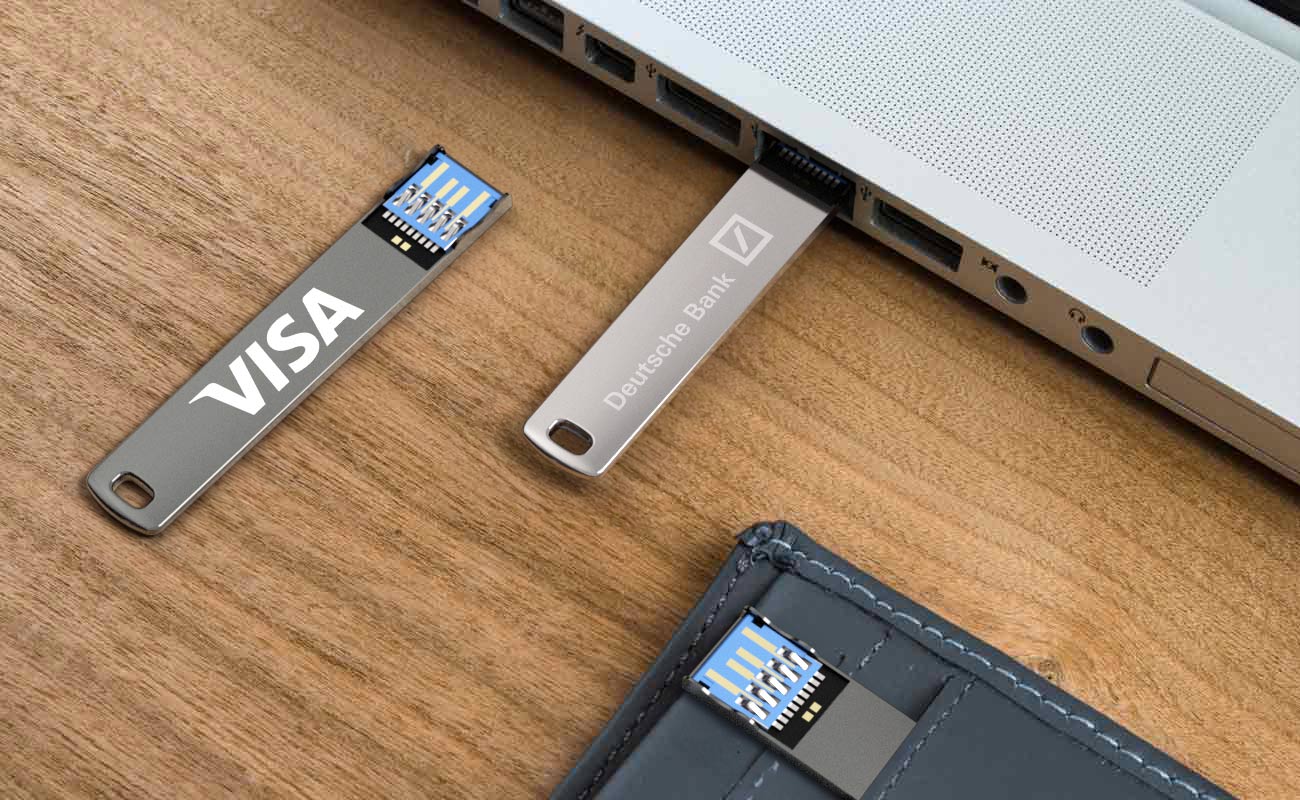 WalletStick - Gepersonaliseerde dunne USB gallery thumbnail