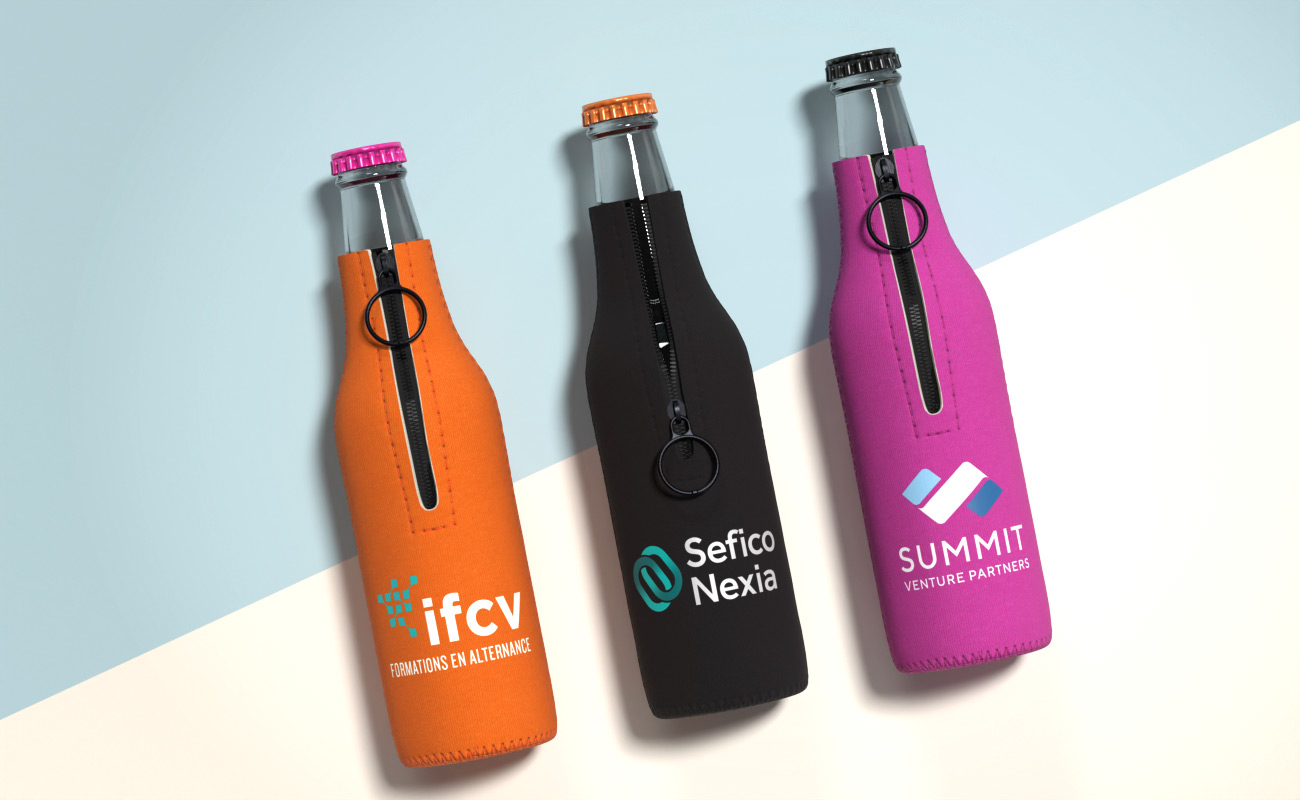 Zipper - Drink Coolers met logo gallery thumbnail